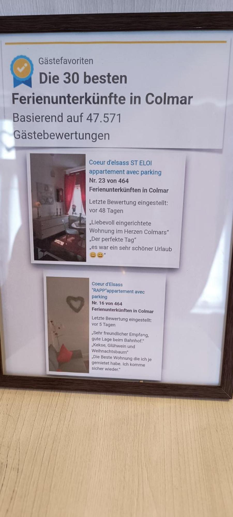 "Coeur D'Elsass St Eloi Centre Ville Avec Parking Colmar Exterior photo